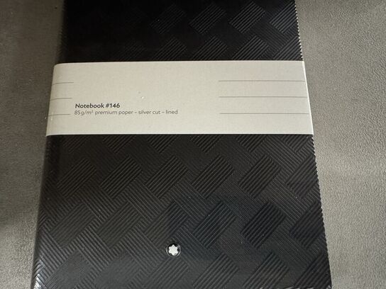 1 stk. Notebook  MONTBLANC BLACK