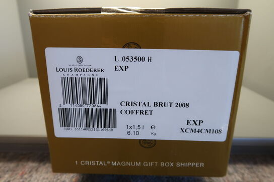 1 fl. Mg. Champagne Cristal Brut, Louis Roederer 2008