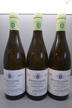 3 fl. Hvidvin Bourgogne Les Durots Chardonnay, Jean-Claude Ramonet 2020