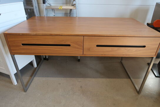 Bord/disk med to skuffer