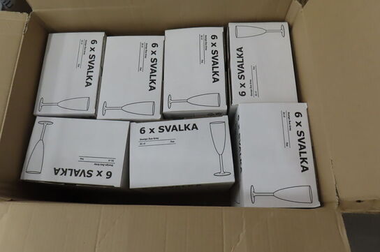 56 stk. Champagneglas IKEA