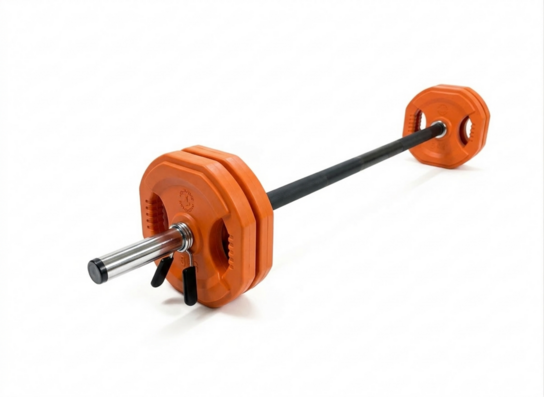 Aerobic vægtstang sæt på 22,5 kg - Nordic Strength ORANGE