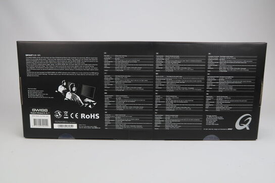 5 stk. QPAD MK95 Pro Gaming Mechanical Switchable Keyboard - Engelsk layout