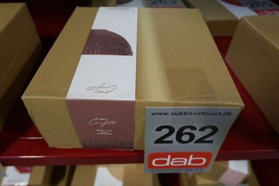 Aida LIFE IN COLOUR Confetti salatskål bordeaux Ø23 cm