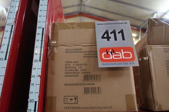 6 pk. Aida Atelier børnebestik 4 dele