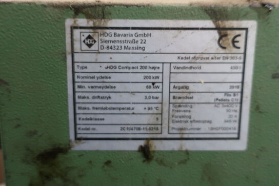 Tørreovn MÜHLBOCK ZLSM3120-3120 med fyr HDG Compact 200 (LÆS BESKRIVELSE)