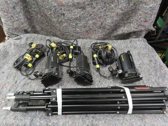 3 stk Dedo light 100 W/12 Volt DLH4  og trafo 230 v til 12 volt (MOMSFRI)