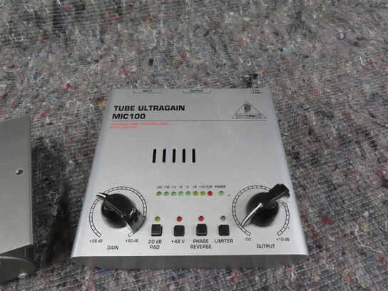Forforstærkere - INTERSTAGE PCXtender - BEHRINGER TUBE ULTRAGAIN MIC100 (MOMSFRI)