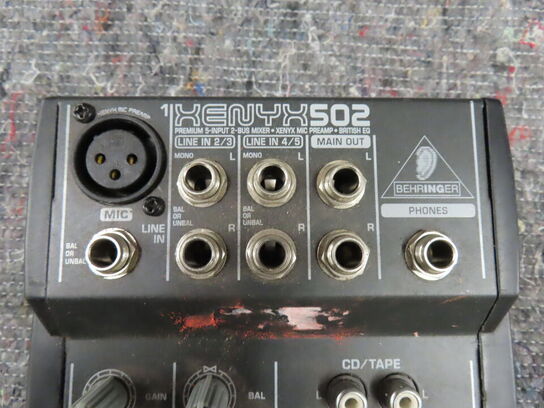 Mixer - BEHRINGER XENYX 502 (MOMSFRI)