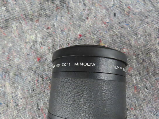 Objektiv - 4,0 - 7,0:1 MINOLTA (MOMSFRI)