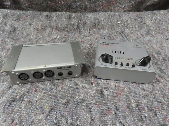 Forforstærkere - INTERSTAGE PCXtender - BEHRINGER TUBE ULTRAGAIN MIC100 (MOMSFRI)