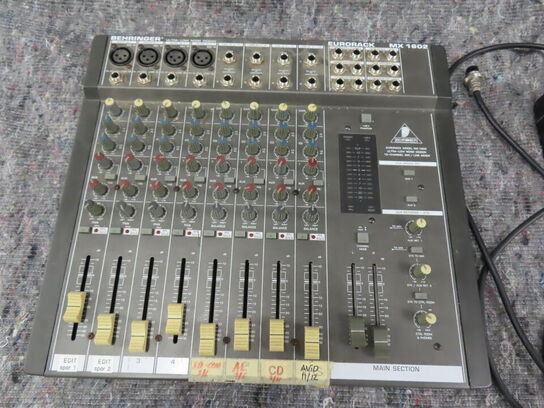Mixer - BEHRINGER EURORACK MX 1602 (MOMSFRI)