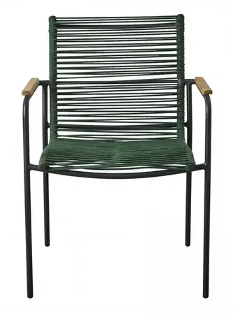 Havemøbelsæt med teak bord og stole ( bord og 4 stole )