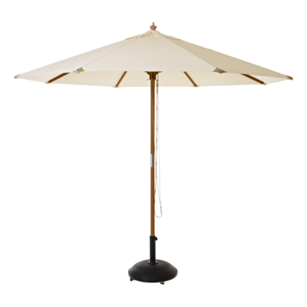 Parasol Ø 3 meter i natur