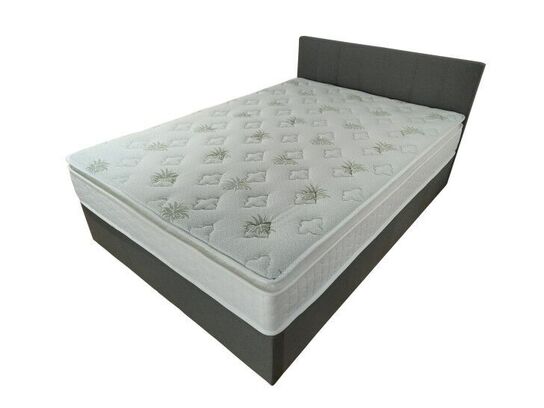 Seng med opbevaring/løftesystem og gavl ( mål 140 x 200)