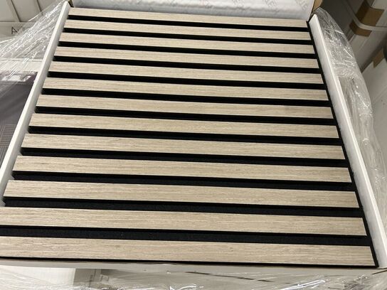 Akustikpanel 12stk (6 pakker) GREY OAK 52x52cm