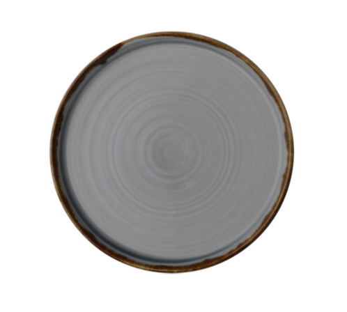 25 stk. Dudson Harvest flad tallerken uden fane, grå, ø21 cm