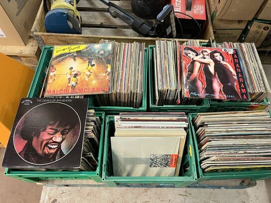 7 ks. Vinylplader (ca. 350 stk)