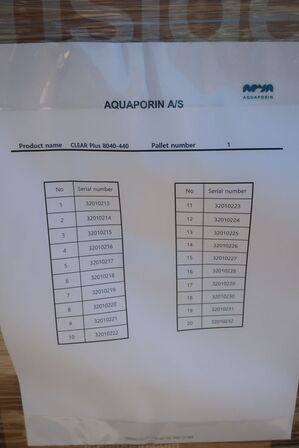 20 stk. CLEAR PLUS 8040-440 AQUAPORION Inside