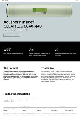 20 stk. CLEAR ECO 8040-440 AQUAPORION Inside