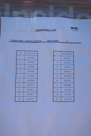 20 stk. CLEAR PLUS 8040-440 AQUAPORION Inside