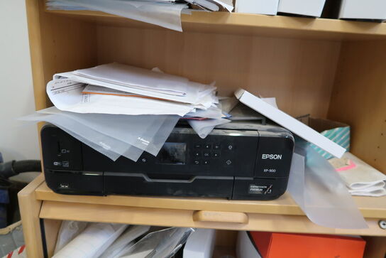 2 stk. reoler uden indhold, men med printer EPSON XP-900
