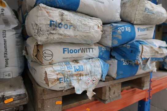 2 stk. paller med cement m.m. FLOOT WITT 20 Kg
