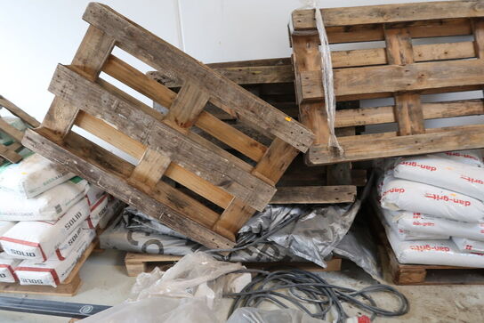 Palle med cementpuds SOLID, cement BASIS AALBORG div. Paller m.m.
