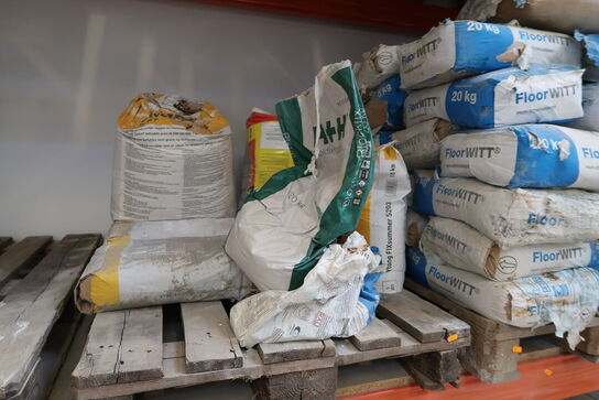 2 stk. paller med cement m.m. FLOOT WITT 20 Kg