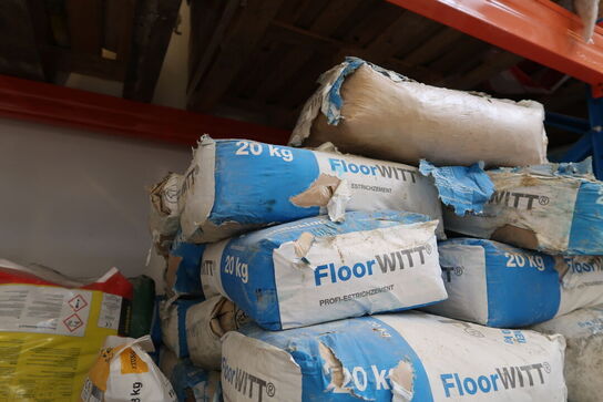 2 stk. paller med cement m.m. FLOOT WITT 20 Kg