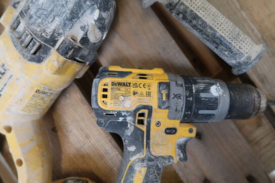 2 stk. akku håndværktøj DEWALT DCD796, DCH133 med 2 stk. batterier