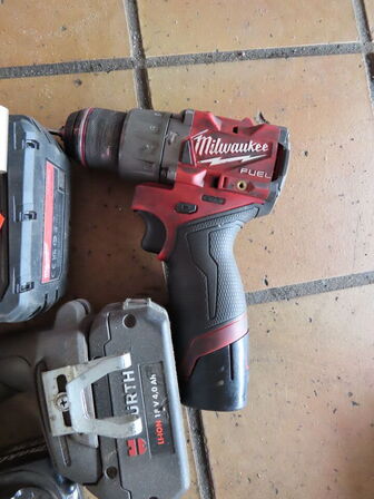 4 stk. El-værktøj MILWAUKEE, WÜRTH & MAKITA