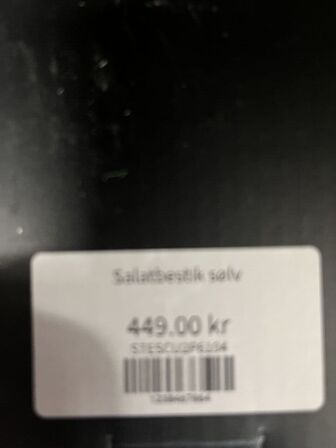 2 ks. Sølv salatbestik i rustfri stål GREENGATE