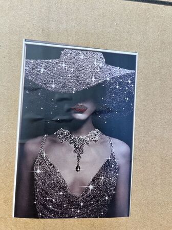 Indrammet plakat GUCCI 70x100 cm