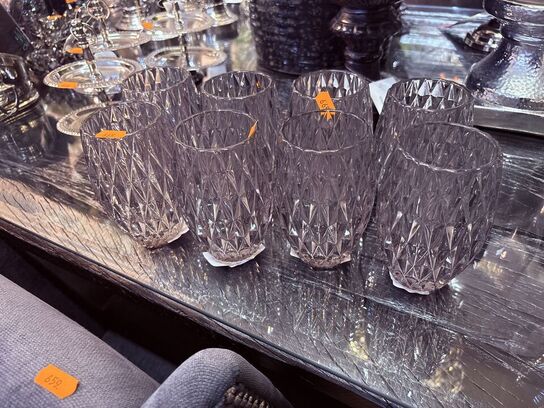 8 stk. Vandglas