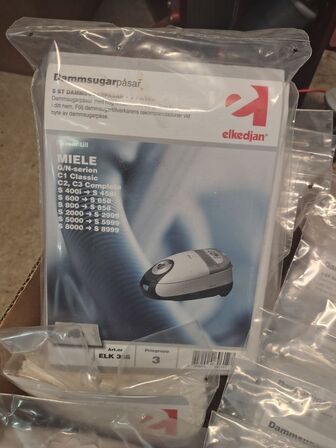 Parti støvsugerposer, mange varianter SAMSUNG