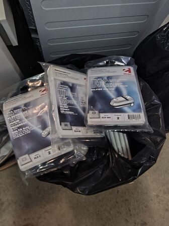 Parti støvsugerposer, mange varianter