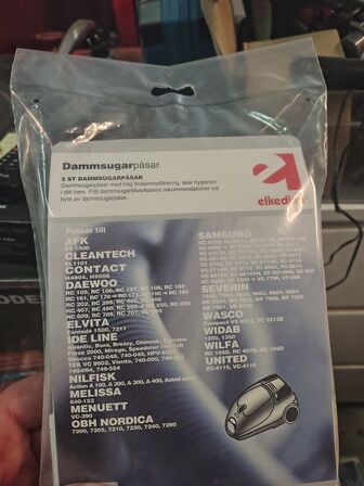 Parti støvsugerposer, mange varianter