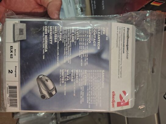 Parti støvsugerposer, mange varianter