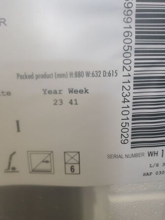 Integreret køleskab, ubrugt  WHIRLPOOL