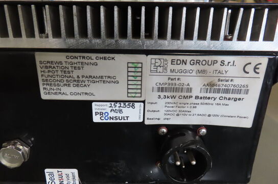 EDN Charger 3.3 kW 120V - Refurbished