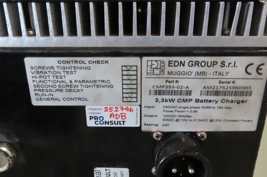 EDN Charger 3.3 kW 120V - Refurbished
