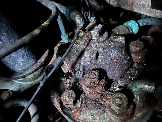 35 fod tidl. fiskefartøj/lystfartøj, ep på eg, 1965, mahogni styrehus