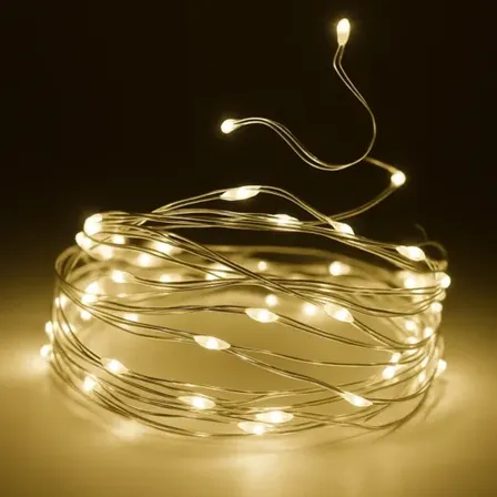 4 stk. lyskæde 80 led hvid 790 cm(ubrugt)