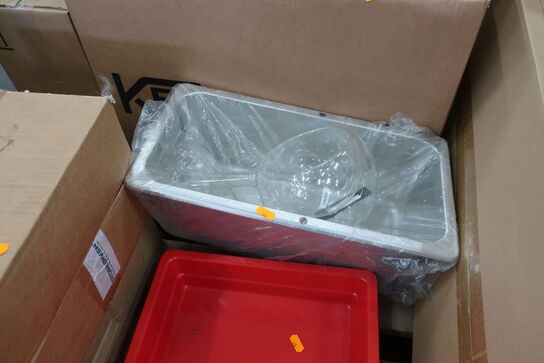 Diverse tallerkner, fade, lavasten m.v. 