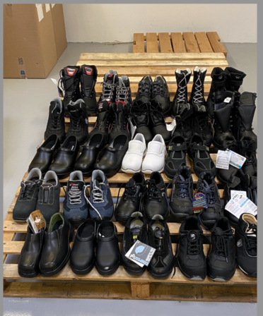 25 par Assorterede sikkerhedssko i forskellige brands