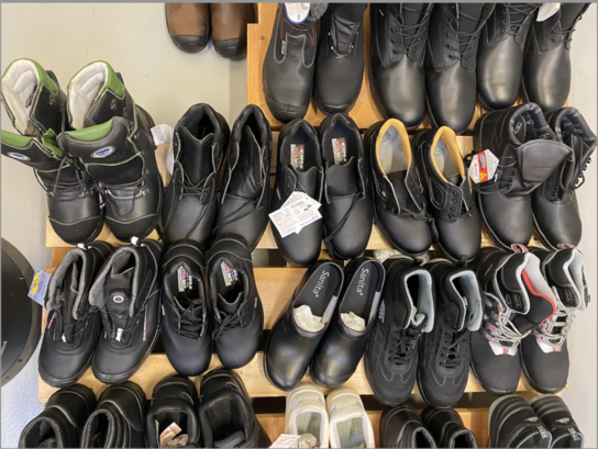 50 par Assorterede sikkerhedssko i forskellige brands