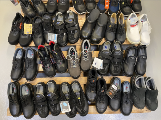 50 par Assorterede sikkerhedssko i forskellige brands