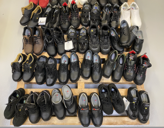 50 par Assorterede sikkerhedssko i forskellige brands