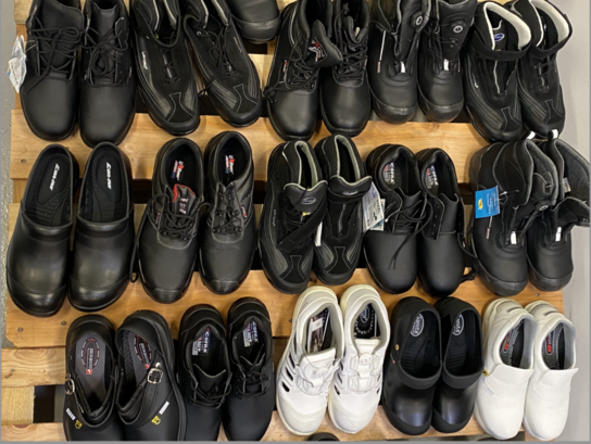 50 par Assorterede sikkerhedssko i forskellige brands